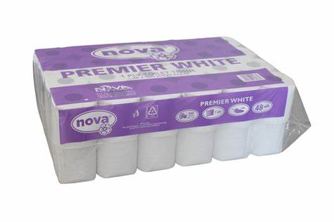 NOVA PREMIER WHITE 1PLY 48