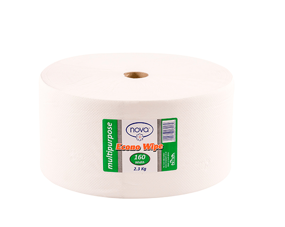 NOVA JUMBO ROLL ECONO WIPES 160 (2.3KG)