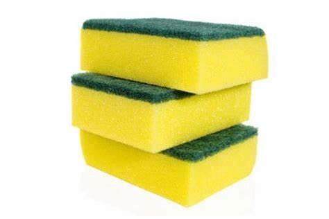 Yellow Dish Sponges 3 pack